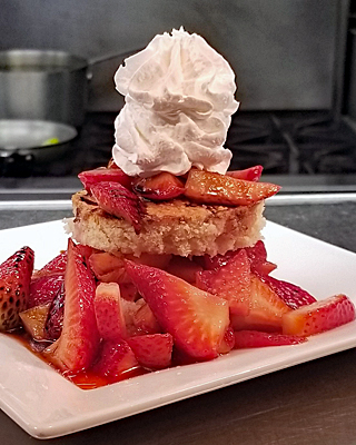 Stawberry Shortcake at Scott's Table